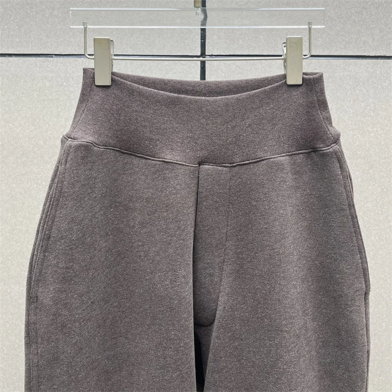 Женские брюки. Новые высококачественные трикотажные спортивные брюки в рубчик