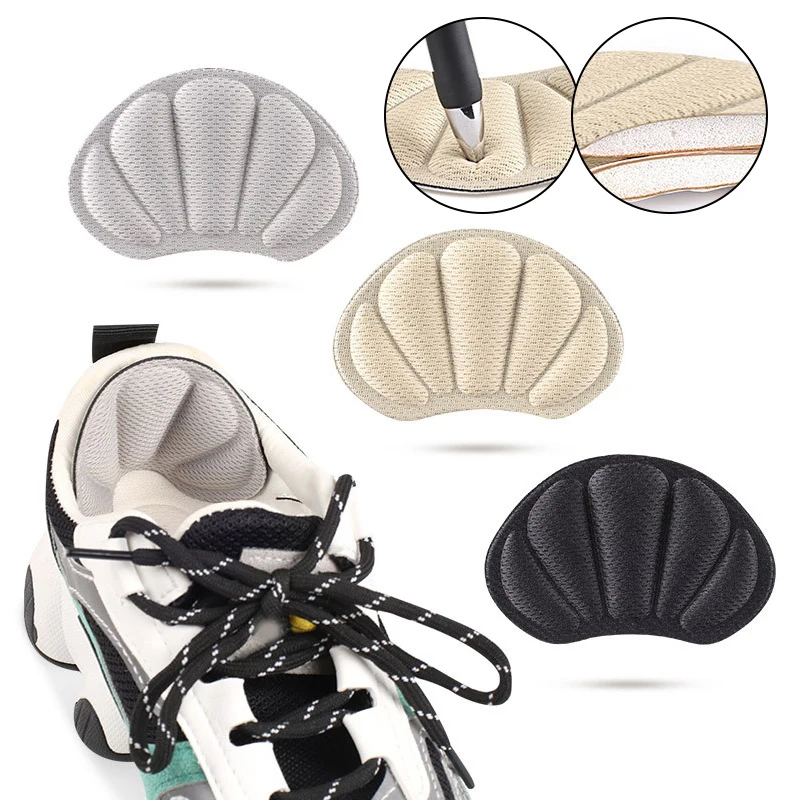 

Sneakers Heel Stickers Soft and Comfortable Wear-resistant Anti-drop Heel Stickers Thicker Adjustable Half-size Pads Stickers