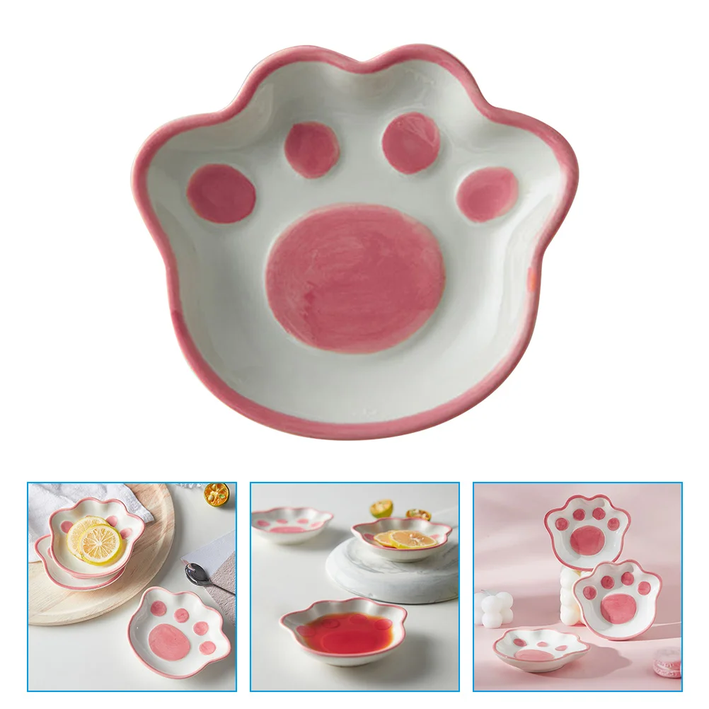 

Cat's Claw Sauce Mini Containers Sauce Plate Saucer Sauce Container Ceramics Ceramic Seasoning Container Dipping Container