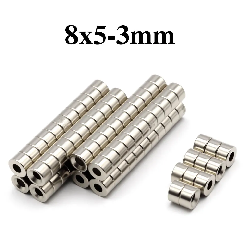 

Супер мощный круглый неодимовый магнит 8x5-3 мм