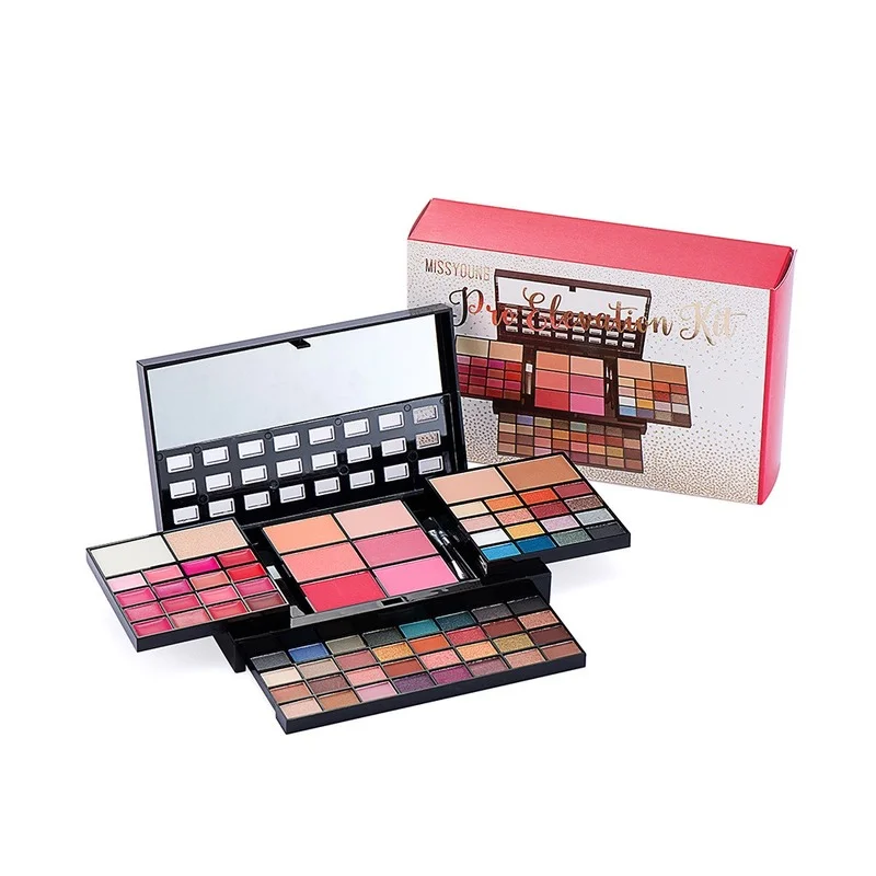 

Eyeshadow Blush Foundation Powder Makeup Set Eyeshadow Palette Makeup Set Eyeshadow Lip Gloss Blush Combination Beginner Set