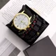 5Pcs/Set Men Watch Gift Box Fashion Men's Sport Quartz Watches Leather Strap Male Vintage beaded Multi-layer Bracelets presents Other Image