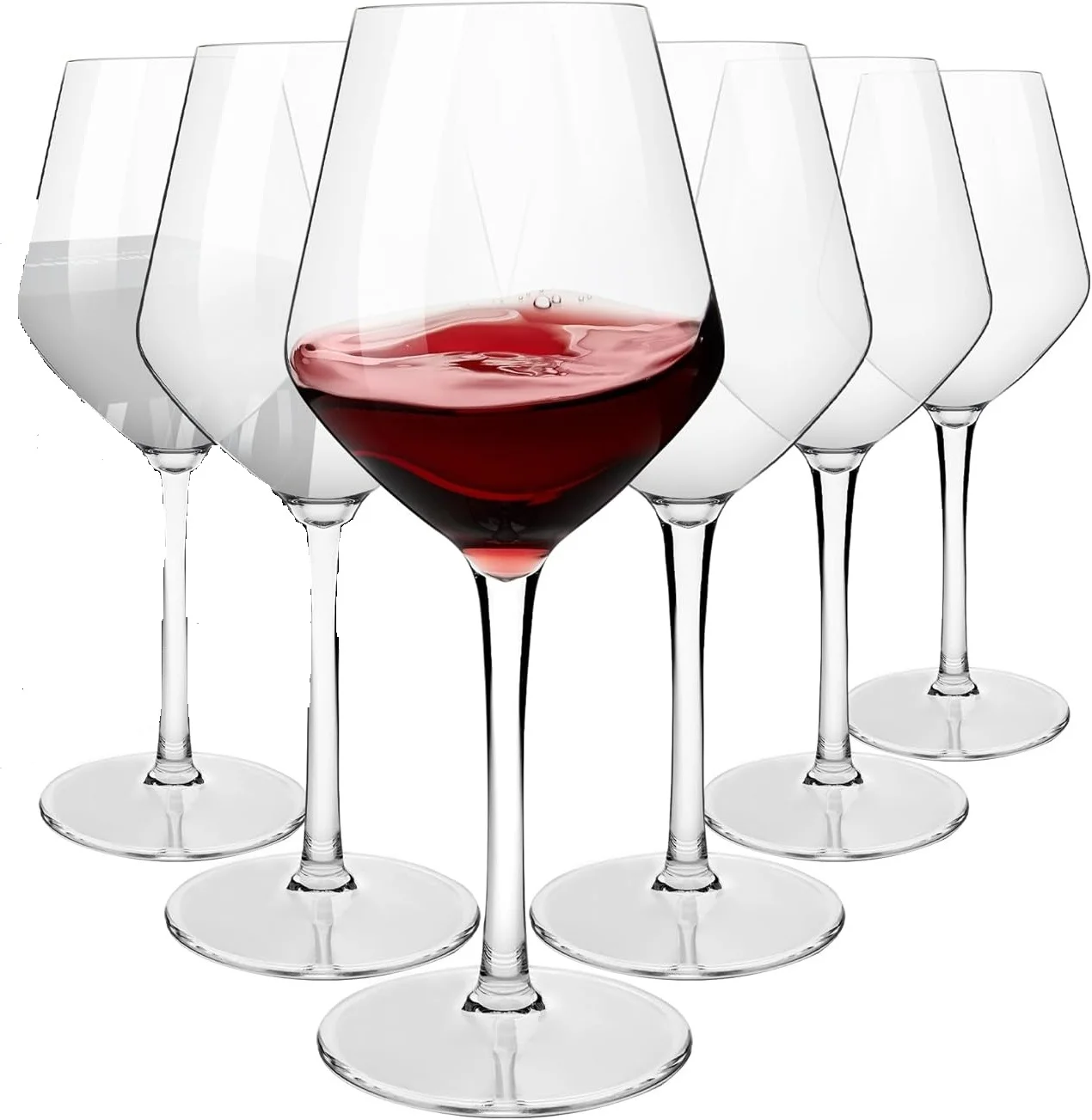 

Бокалы для вина Viski прозрачные