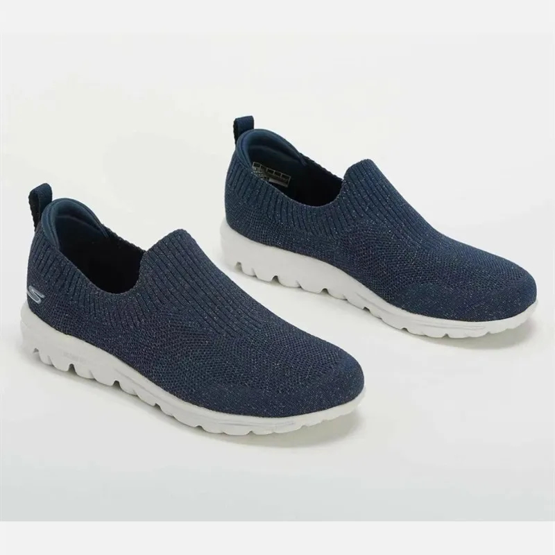 Breathable Women Vulcanized Shoes High Quality Women Sneakers Slip on Flats Shoes Women Loafers Plus Size 43 Walking Flat Shoes