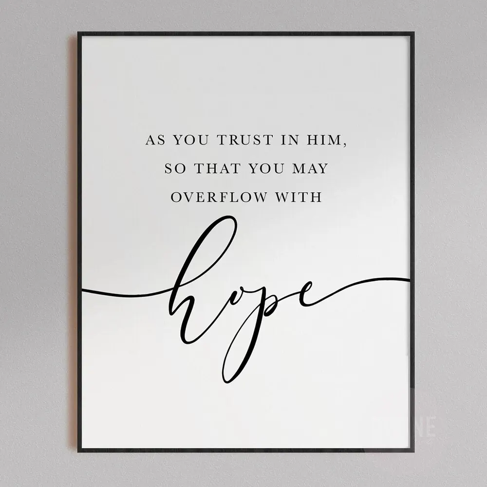 Современные римлянки 15:13 NIV Библейский стих Священное Писание Мир Цитата