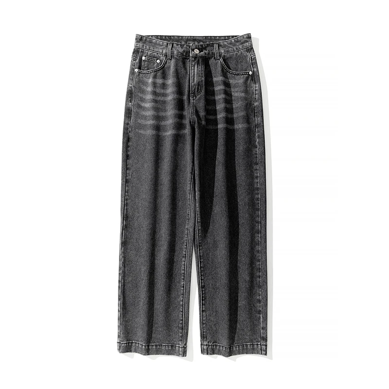 5 Colors Baggy Jeans Men Fashion Casual Wide Leg Jeans Men Streetwear Hip Hop Loose Straight Denim Pants Mens Trousers M-3XL