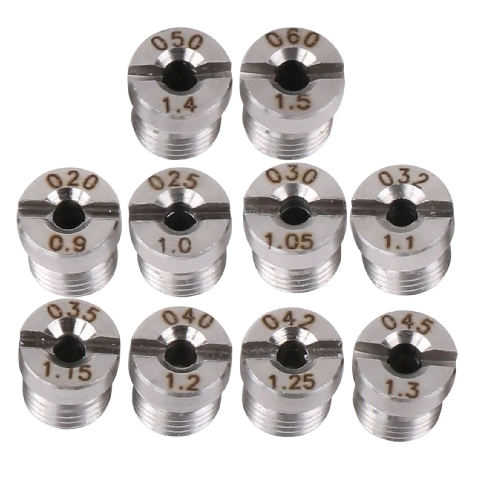 

10x Pressure Washer Spray Fan Nozzle Easy Installation Surface Cleaner Nozzle for Automotive Washing Water Brooms Lubrication
