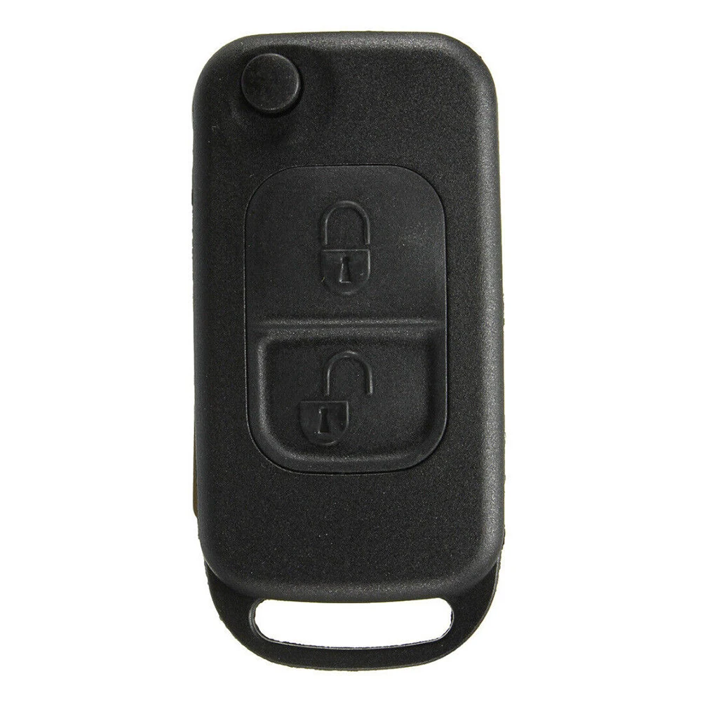 

2 Button Car Key Shell Folding Flip Remote Key Fob Case Shell For Mercedes-Benz A C E W168 W202 W203 W210 W461