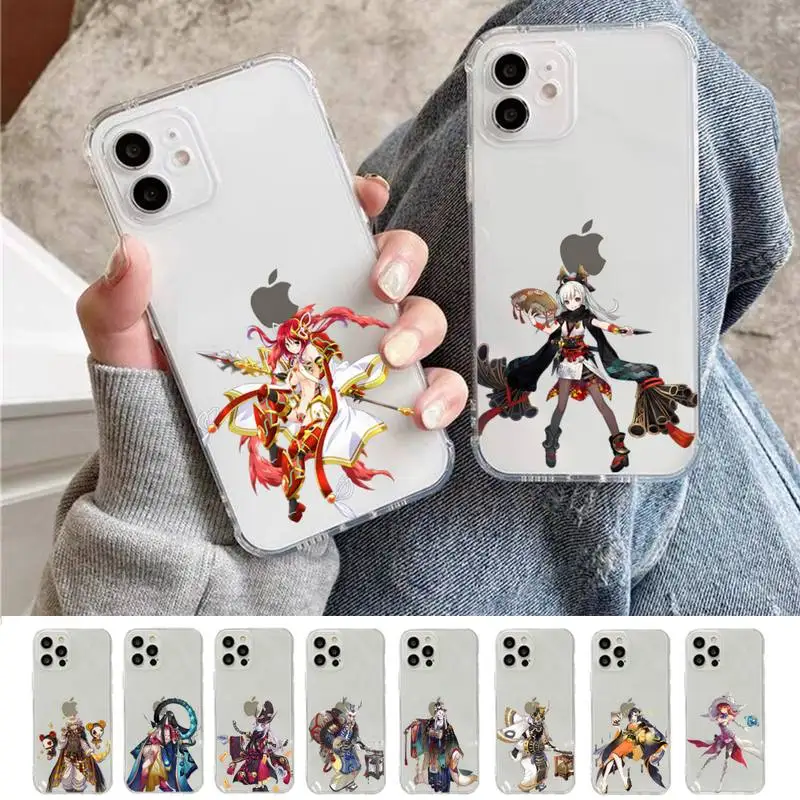 

Yinuoda Onmyoji Phone Case for iPhone 11 12 13 mini pro XS MAX 8 7 6 6S Plus X 5S SE 2020 XR clear case