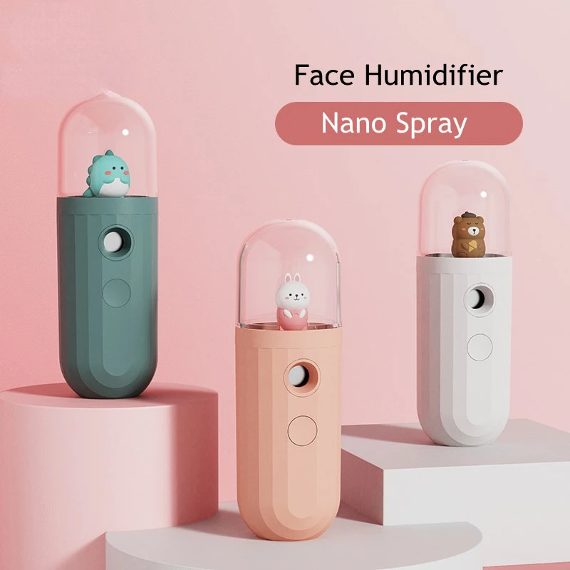 

Face 20ML USB Instruments Facial Nano 1pc Sprayer Care Beauty Humidifier Rechargeable Skin Women Humidifier Moisturizing Tool