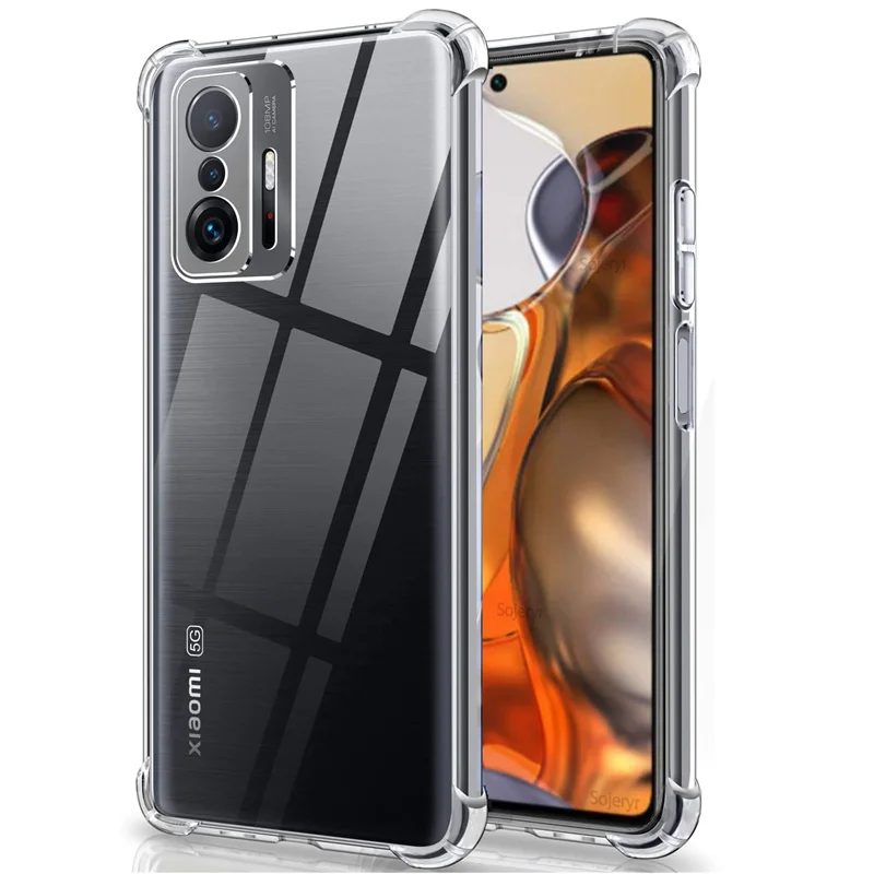 

case for xiaomi 11t, soft clear shockproof silicone phone cases mi11t xiaomi 11 t pro cover mi 11t pro xiaomi 11t case