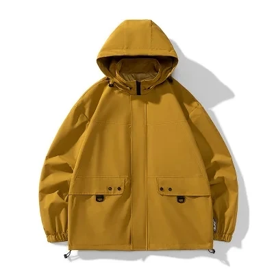 

Модная куртка, пальто для мужчин с капюшоном, водонепроницаемая верхняя одежда, куртки, пальто, Мужская ветровка, верхняя одежда, куртки-кар...