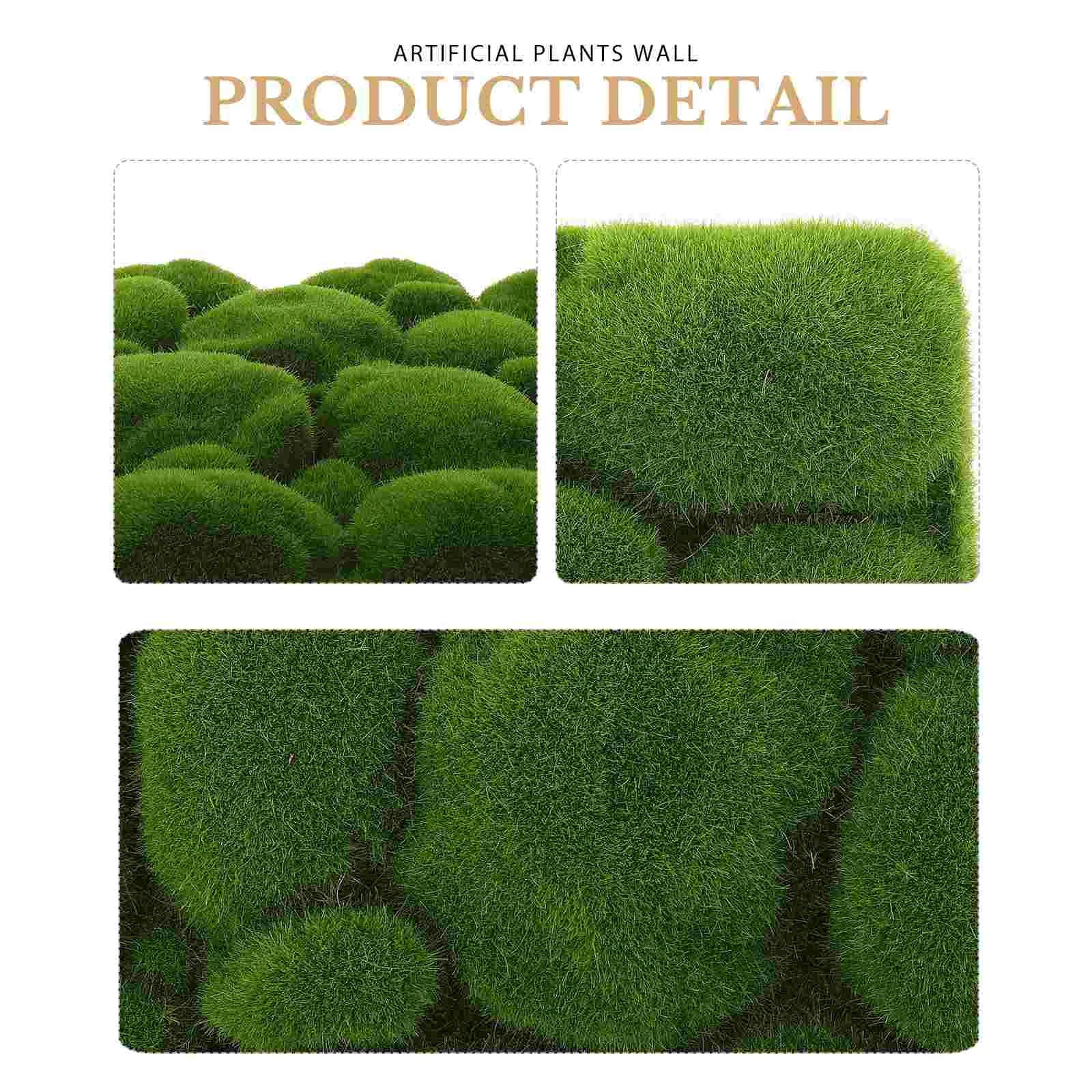 

Wall Artificial Fake Decor Mat Green Board Panels Faux Turf Privacy Decoration Rug Foam Panel Simulation Crafts Hedge Backdrop
