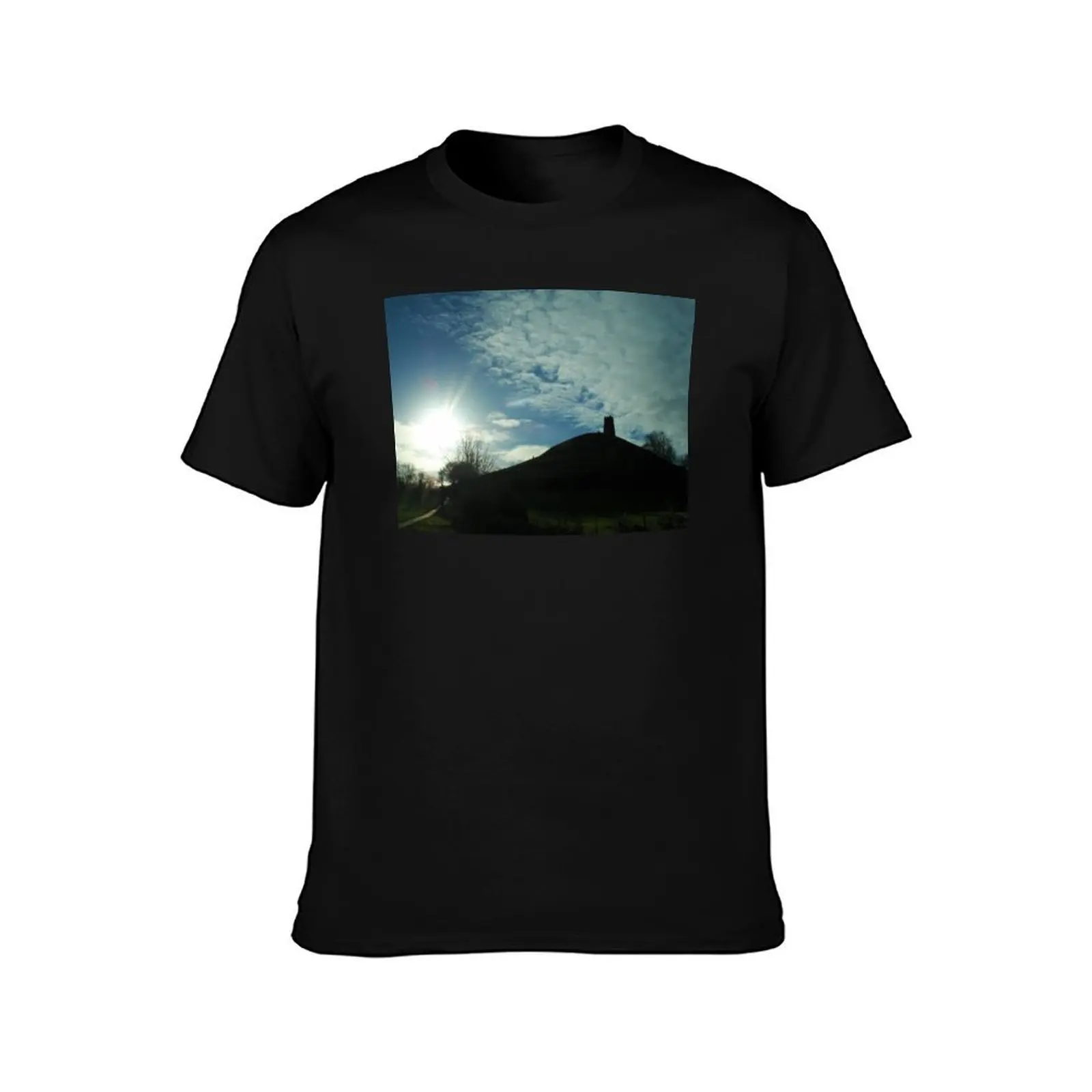Фото Футболка Glastonbury Tor, Somerset с рождественской тематикой №2