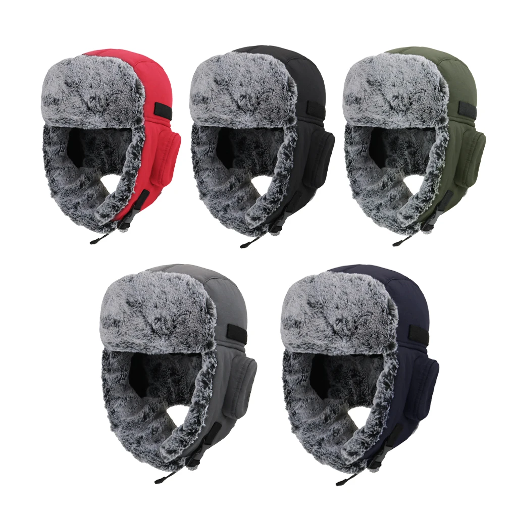

Зимняя шапка-бомбер, наушники, головной убор, ветрозащитная плюшевая подкладка, русские шапки, одежда, аксессуар, защитный шлем, шлем