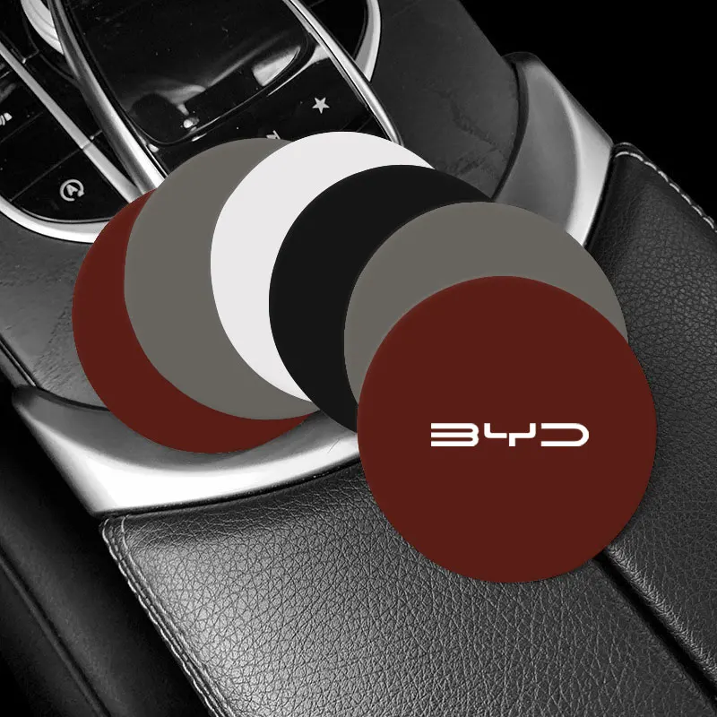 Water Cup Bottle Holder Anti-slip Pad Mat For BYD M6 G3 G5 T3 13 F3 F0 S6 S7 E5 E6 L3 tang yuan atto3 song Covers Accessories