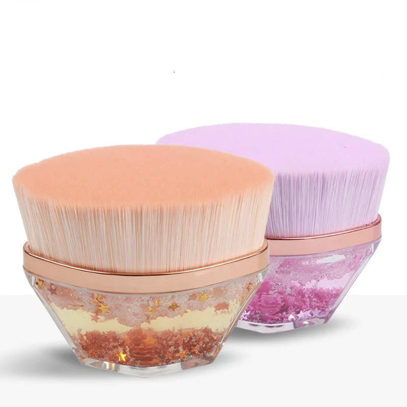 

Hexagon Makeup Brush Beauty Powder Face Blush Brushes Portable Professional Foundation Brush Large Cosmetics Soft Base Make Up