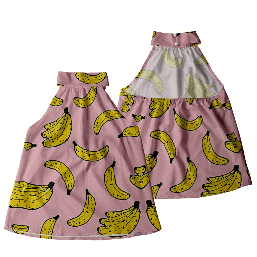 

Футболка женская с принтом бананов, Элегантная Модная Свободная майка с лямкой на шее, элегантный винтажный розовый топ в уличном стиле, на лето