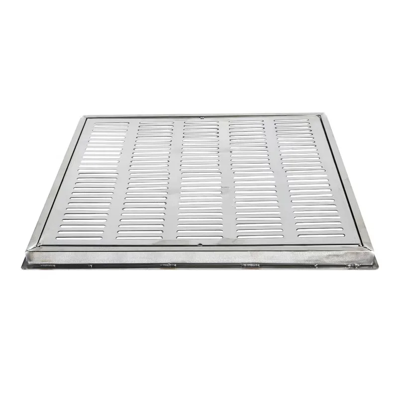 Сливная решетка для бассейна квадратная фоторешетка из нержавеющей стали 304