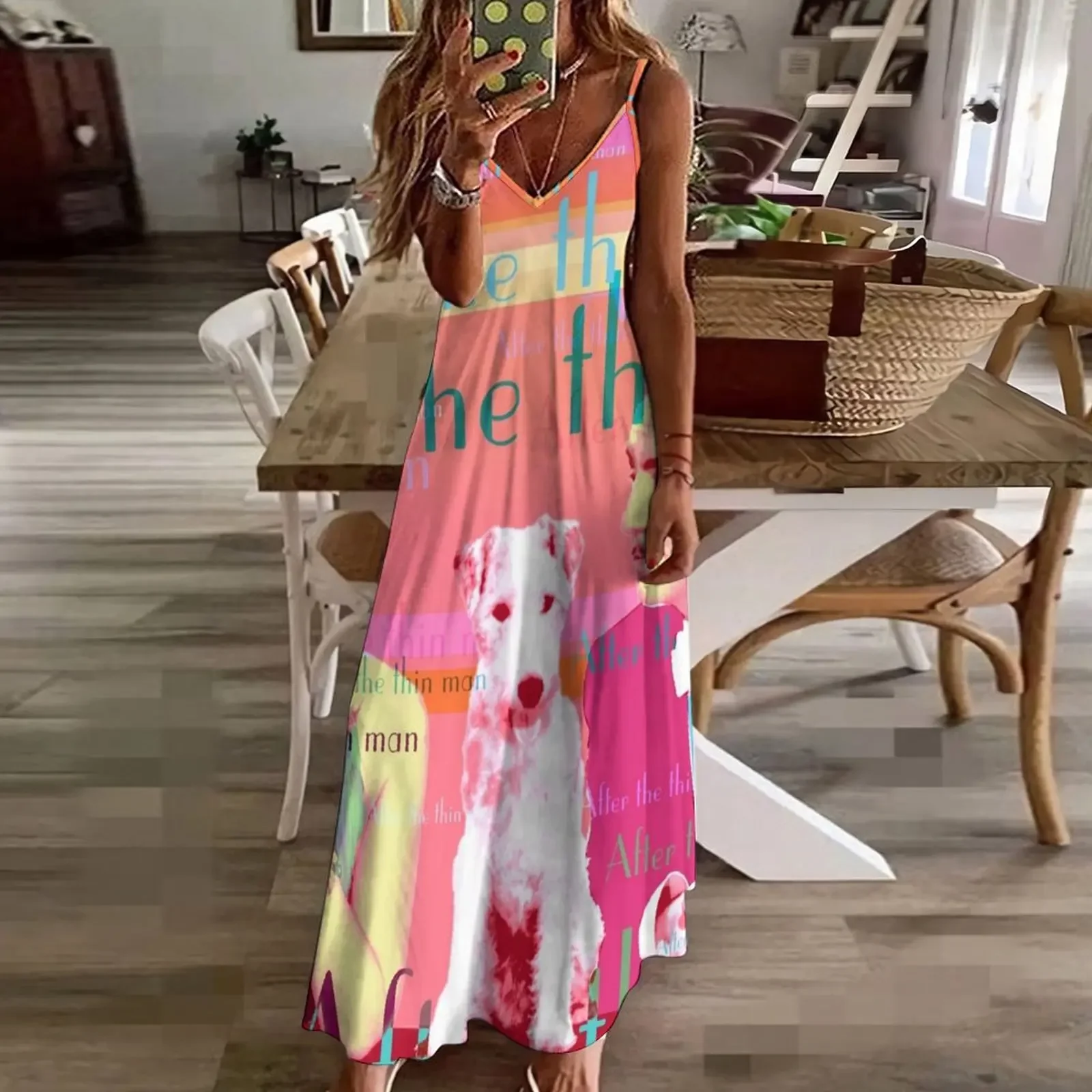 После тонкого мужчины с William Powell и Myra Loy and Dog Asta Платье без рукавов Женские платья