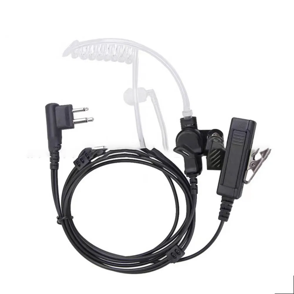 Waterproof Wire Mic Headset PTT Earpiece For Motorola Walkie Talkie Radio Walkie-talkie Headset Accessories