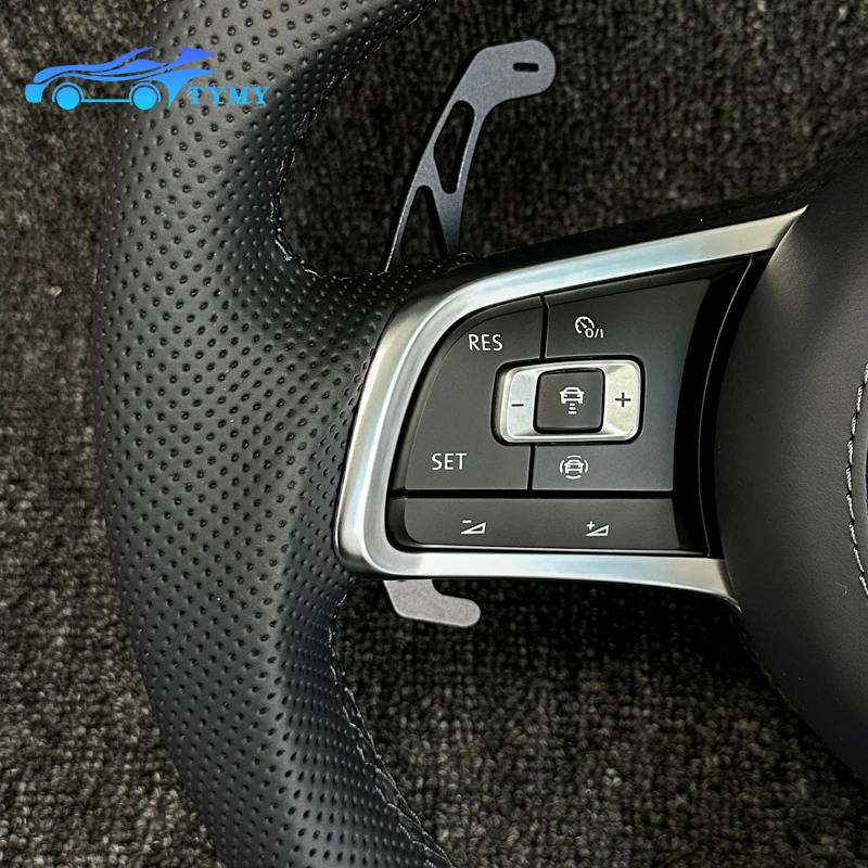 Фото Для Volkswagen Golf MK6 MK7 MK7.5 GTI GTE GTD GTS R-Line Polo 2013-2020, аксессуар для модификации автомобиля, спортивный руль. №2