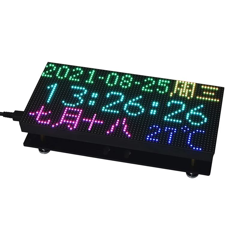 

Waveshare LED Display For Raspberry Pi 4B RGB Full-Color LED Dot Matrix Display 64X32 Resolution RGB LED Display Module