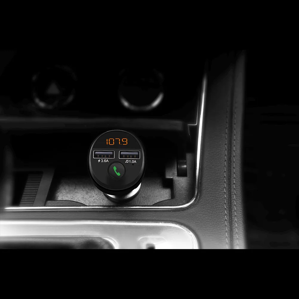 

FM-передатчик автомобильное зарядное устройство аксессуар адаптер Bluetooth зарядное устройство Поддержка