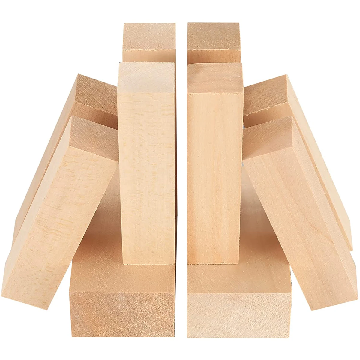 

Wooden Square Blocks Basswood Carving Block Unfinished Wood Solid Wood Cubes DIY Woodwork Craft Embellishment for Wedding Party