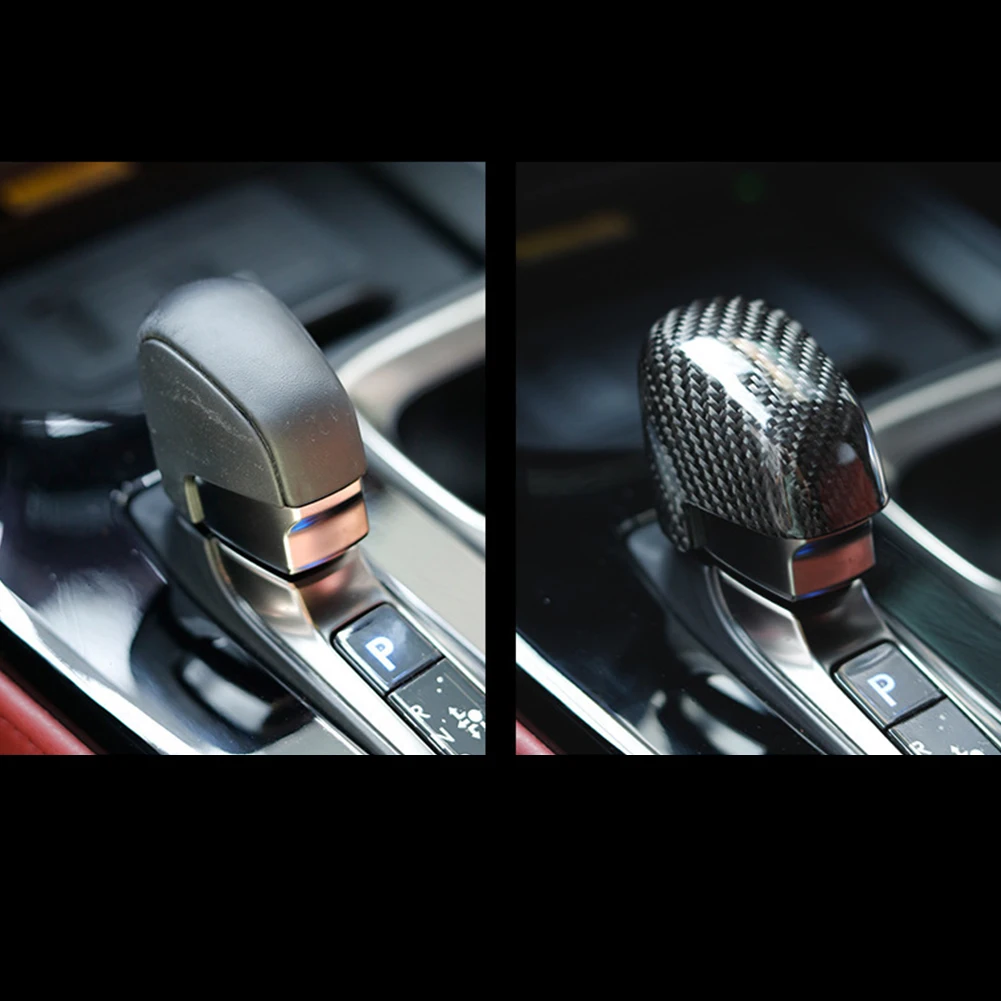 

ABS Carbon Fiber Pattern Gear Shift Knob Trim For Lexus RX350 500h 2023-2024 Gear Shift Knob Trim Cover Accessories