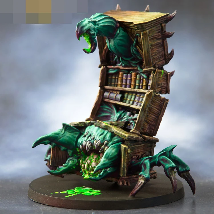 

70mm Resin character model fantasy bookcase monster figure R551