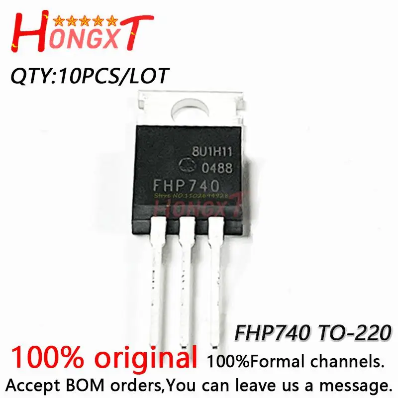 10 шт., 100% Новый оригинальный FHP740 TO-220 MOS FET 10A 400V.
