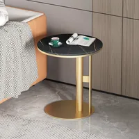 Outdoor Side Bedroom Coffee Table Mesa Books Gold Marble Design Round Tables Writing Salontafel Small Apartment Furniture HY50CT
