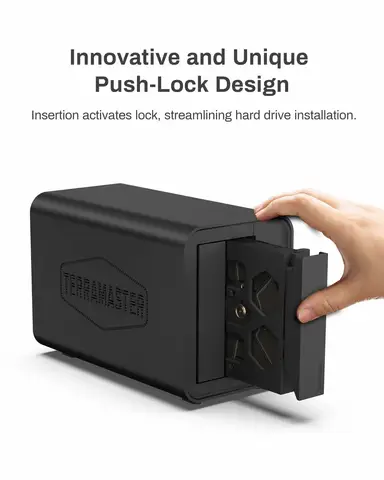 TERRAMASTER F2-212 2Bay NAS-четырехъядерный процессор 1 ГБ ОЗУ DDR4, персональная Личная облачная сеть хранения данных (без дискового устройства)