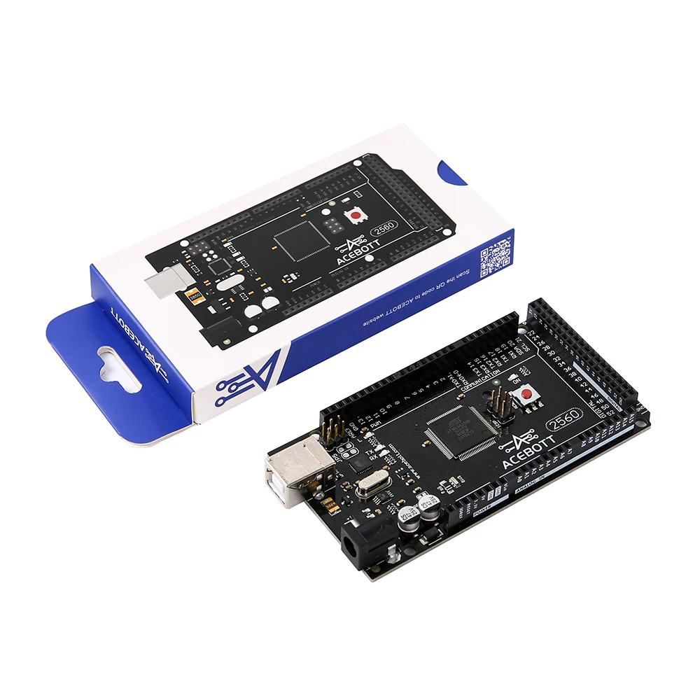 Плата разработки ACEBOTT Mega 2560 R3 Atmega совместимая с Arduino