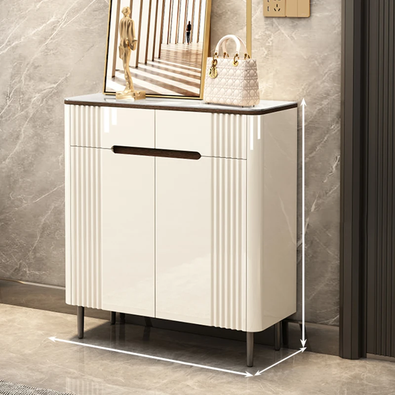 Кухонный буфет с декоративной полкой современные деревянные модульные полки