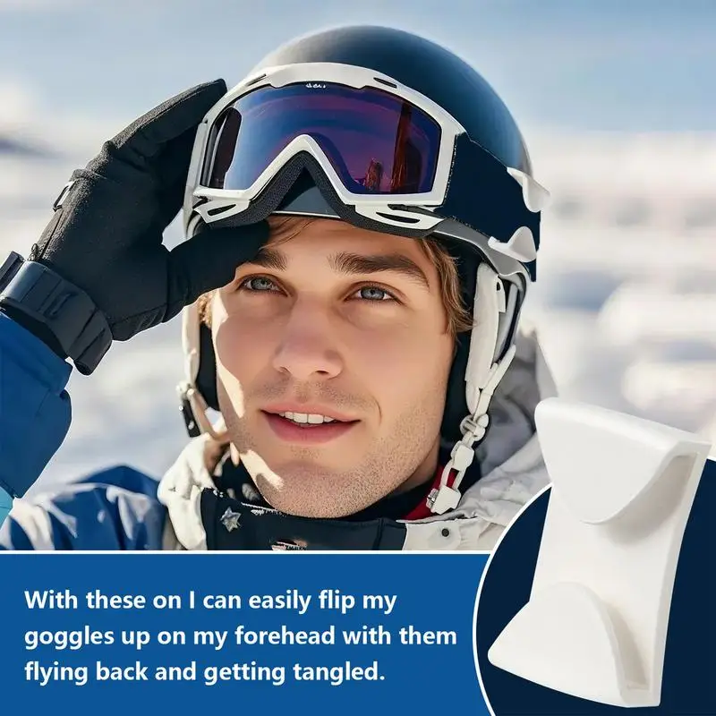 Зажим для очков лыжных защита от падения 2 шт. зажимы боковые направляющие пряжки