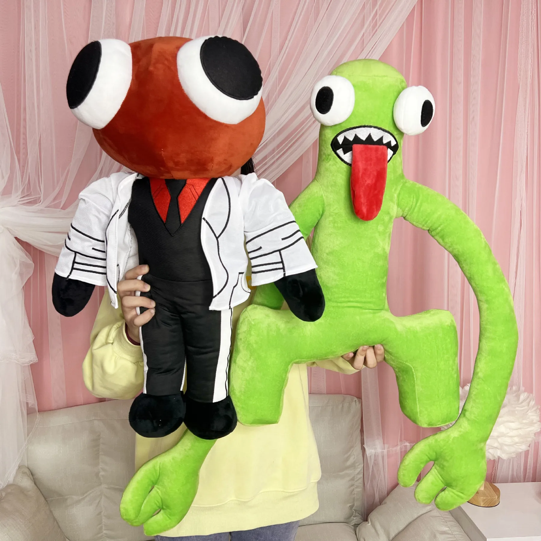 Скидка Большой размер 80 см радужные друзья плюшевые Мультяшные игры куклы милые синие монстры Мягкие игрушки животные для детей Подарки Дешево Большой размер 80 см радужные друзья плюшевые Мультяшные игры куклы милые синие монстры Мягкие игрушки животные для детей Подарки