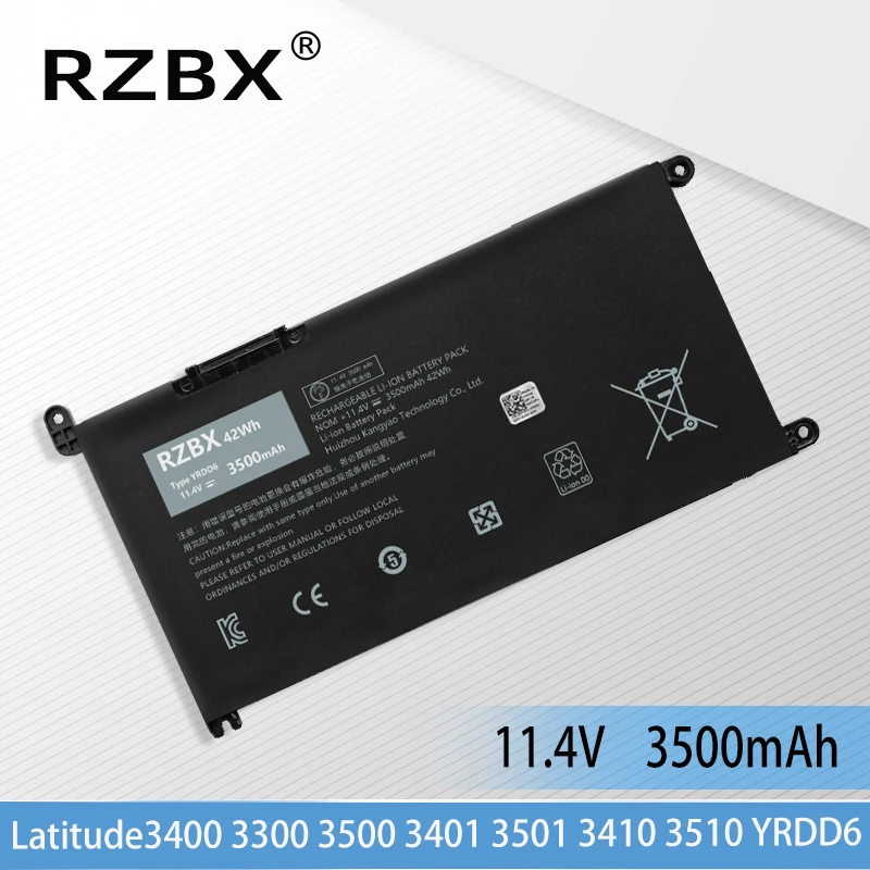 

RZBX 42Wh New Laptop Battery For Dell Inspiron 5488 5490 5581 5580 5582 5588 5590 15 3593 5590 5591 5598 P90F P90F001 P90F002