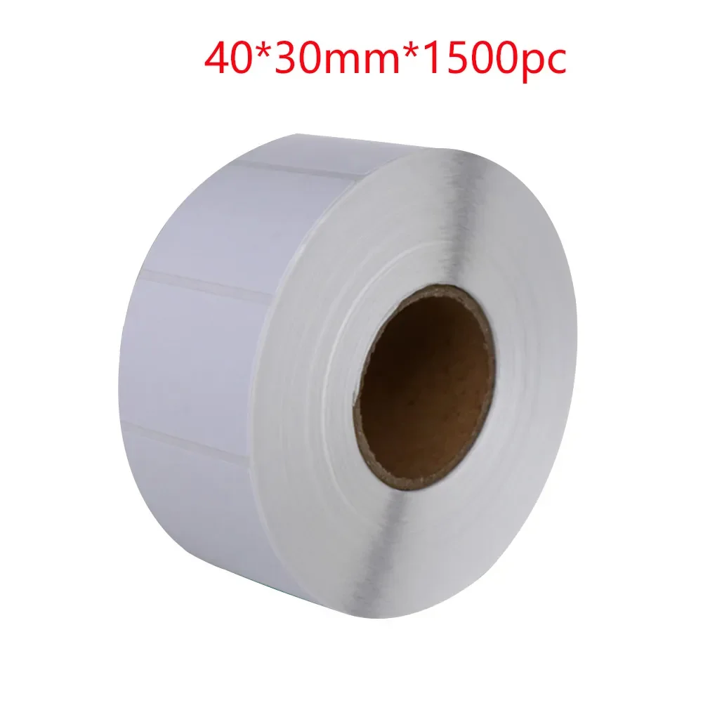 

NEW Freezer Tags Sticker Mail Label Oil Proof White Household Roll Thermal Paper Blank Anti Scratch Self-adhesive Waterproof
