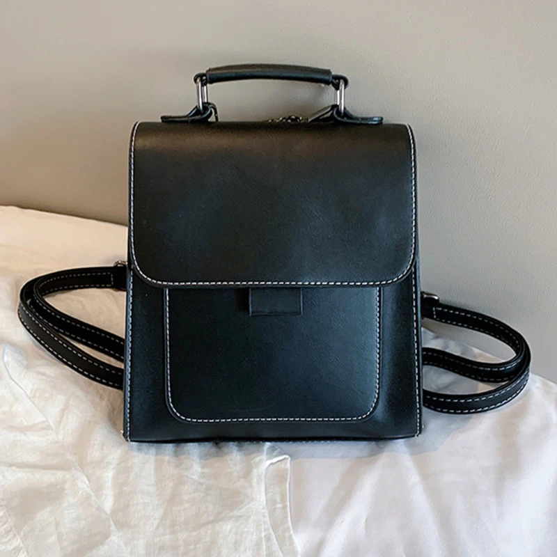 

Маленький рюкзак из искусственной кожи для женщин, маленькая дорожная женская сумка, школьные ранцы для девочек-подростков