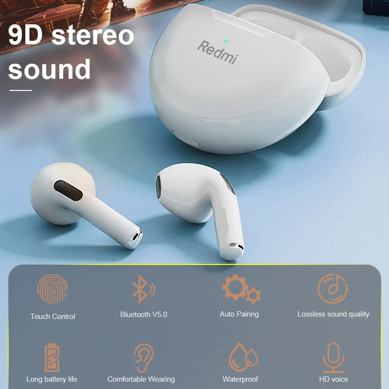 TWS-наушники с сенсорным управлением поддержкой Bluetooth 5 0 и микрофоном - купить по