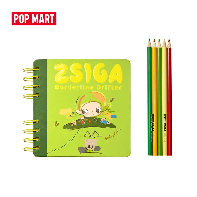 

POP MART Zsiga Borderline Drifter карманный блокнот