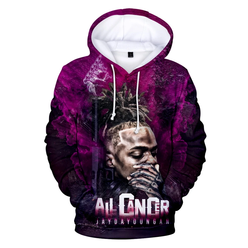 

Rapper RIP Jaydayoungan Merch 3D Hoodie Harajuku Clothing For Men And Women Sweatshirt Spring And Autumn Models Streetwear
