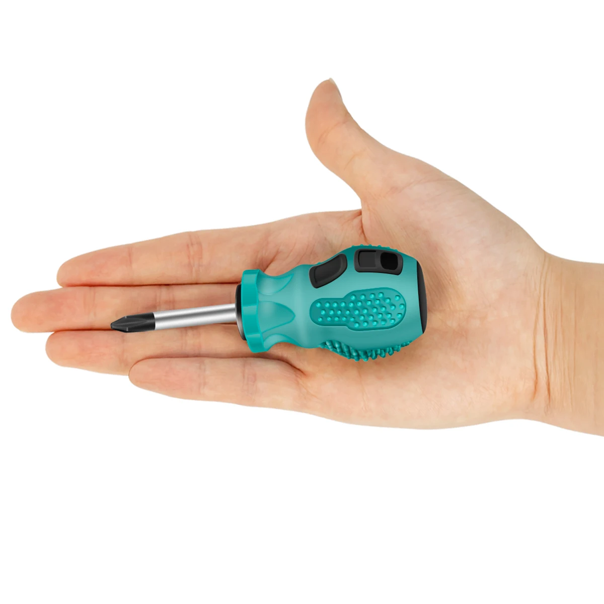 

Mini Portable Screwdriver Slotted/Phillips Head Non-Slip Insulation Handle Household Repair Multitools