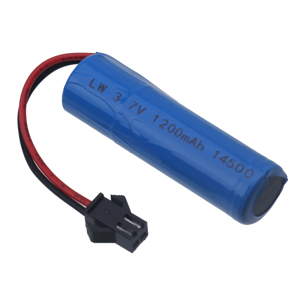 

For JJRC C2 D828 RC Car Parts 14500 3.7v 1200mah rechargeable battery For RC Stunt Dump Car Battery Toys Accessories