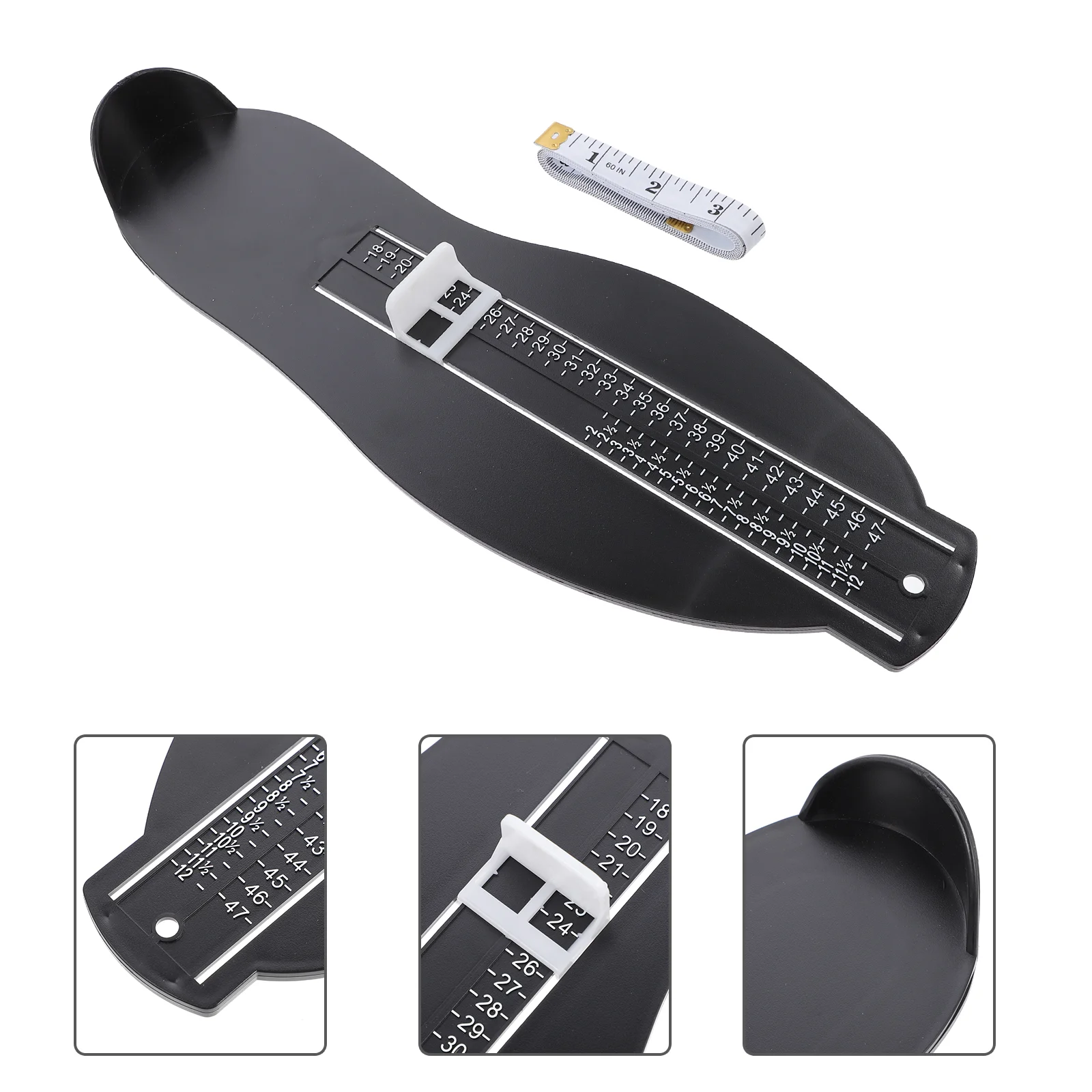 

Foot Measuring Device Gauge Feet Measurement Chart Ruler Kids Tools Adult Shoes Teenager Sizer Meter