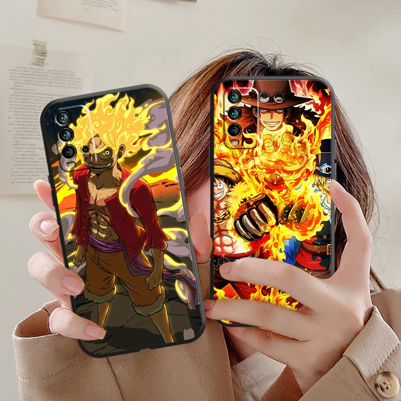 

Japan Anime One Piece Phone Case For Xiaomi Redmi 9 9T 9AT 9A 9C Note 9 Pro MAX 5G 9T 9S 10S 10 Pro MAX 10T 5G Shell