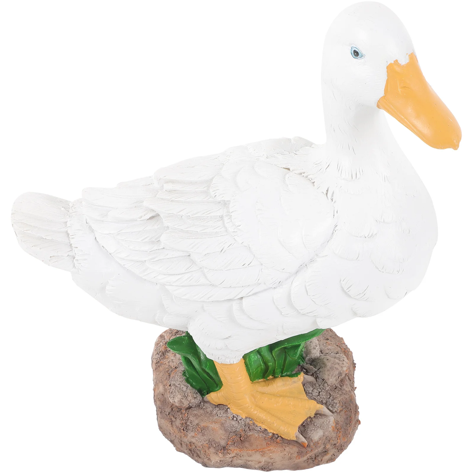 

Vivid Duck Decor Garden Supplies Resin Realistic Model Sculpture Simulated Statues Lifelike Crafts