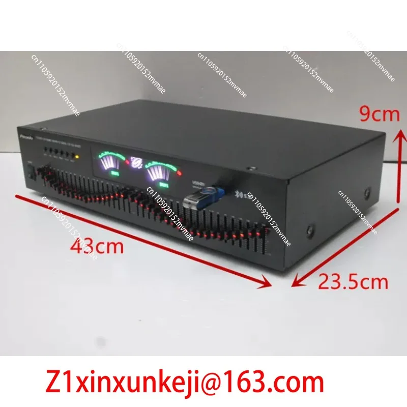 Фото 40-полосный эквалайзер Hi-Fi для домашнего использования с Bluetooth 5.0, стерео, с регулировкой высоких, средних и низких частот №3